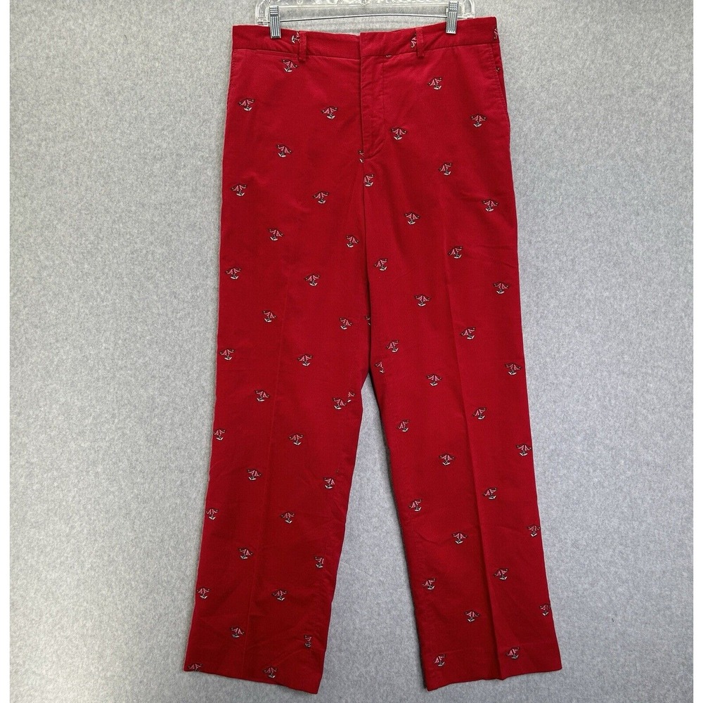 Lilly Pulitzer Palm Beach Mens Size 32 x 33  Phipps Pants Martini Glasses Cords